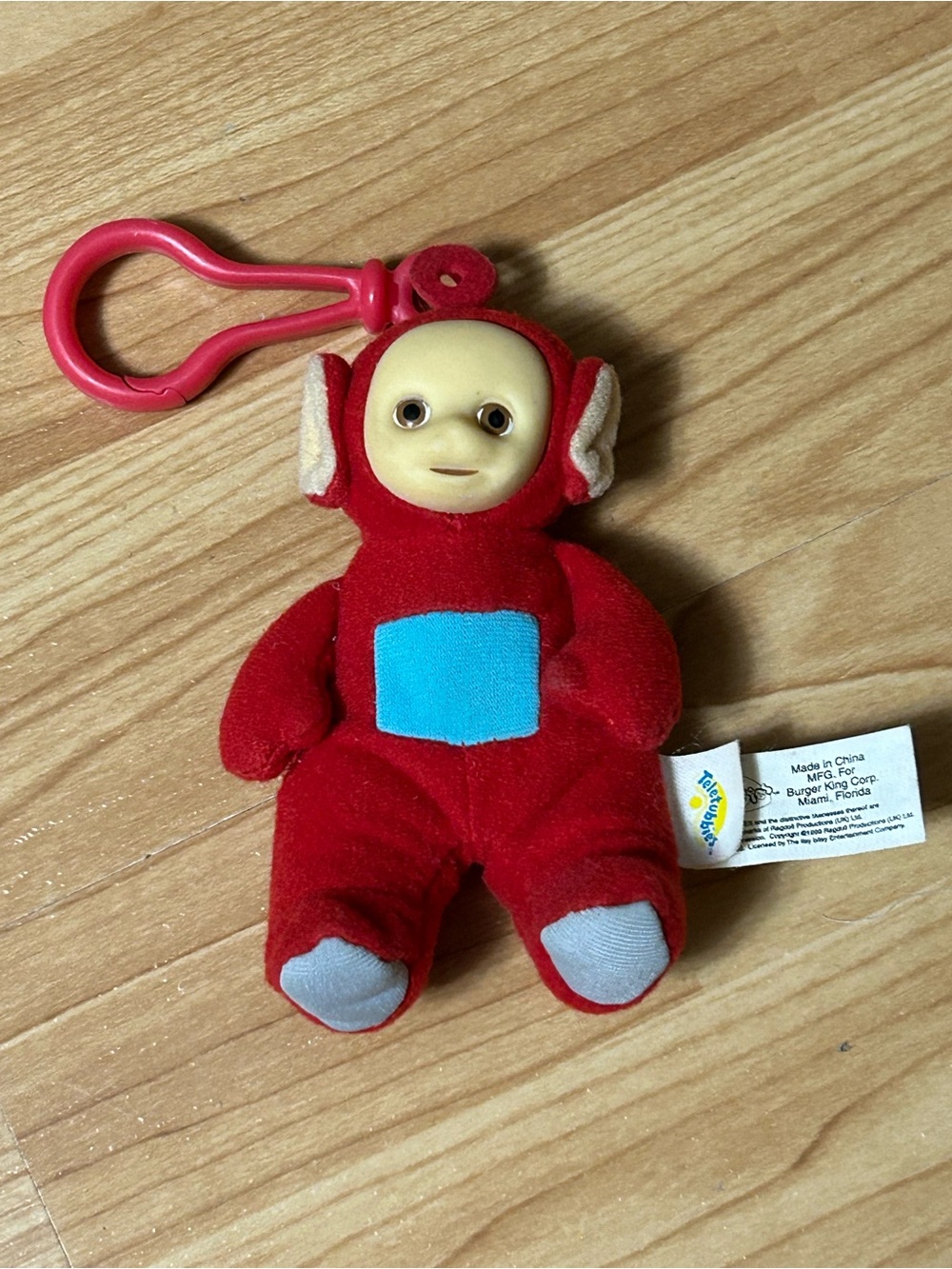 Vintage Teletubbies Po plush clip-on toy